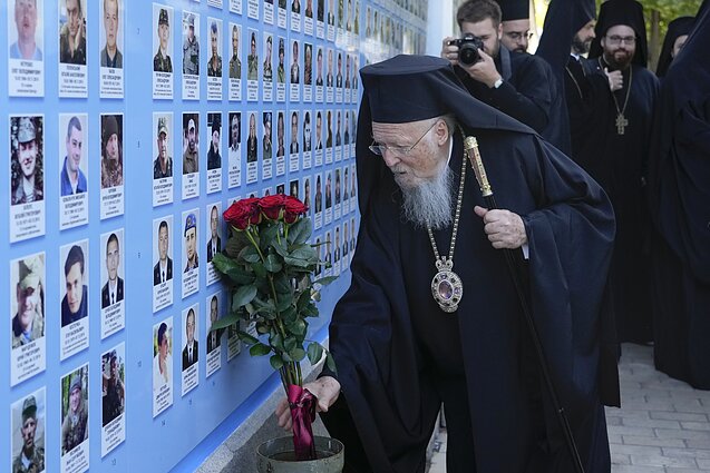 Konstantinopolio ekumeninis patriarchas Baltramiejus I Kyjive