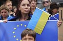 Ukrainos ir Europos Sąjungos vėliavos