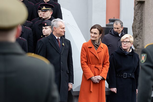 Gitanas Nausėda, Viktorija Čmilytė-Nielsen ir Ingrida Šimonytė