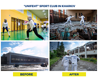 Ukrainoje per karą sugriauta sporto infrastruktūra