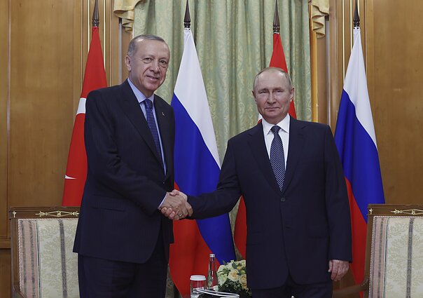 Recepas Tayyipas Erdoganas ir Vladimiras Putinas