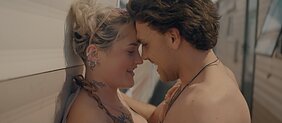 Aleknos ir Otreyos vaizdo klipo filmavimo akimirka