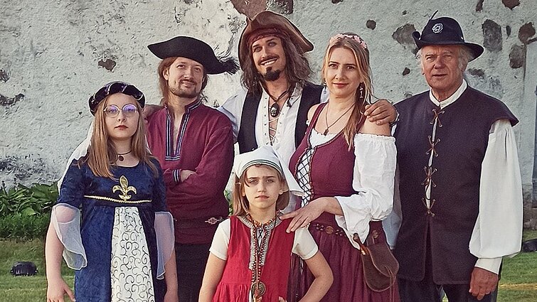 „Hansanova“ su G. Balčiūno tėčiu (dešinėje)