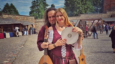 G. Balčiūnas su žmona