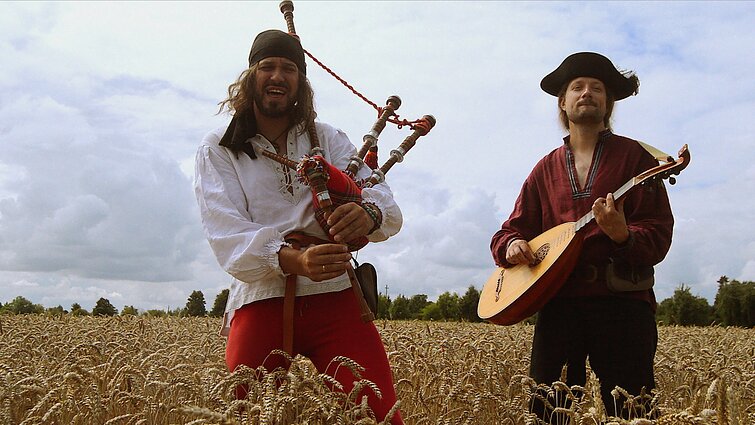 „Hansanova“ klipo filmavimo akimirka