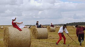 „Hansanova“ klipo filmavimo akimirka