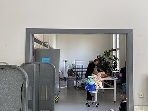 Pagalbą narkotikų vartotojams teikiantis centras Frankfurte „Eastside“ 