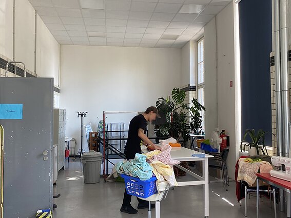 Pagalbą narkotikų vartotojams teikiantis centras Frankfurte „Eastside“ 