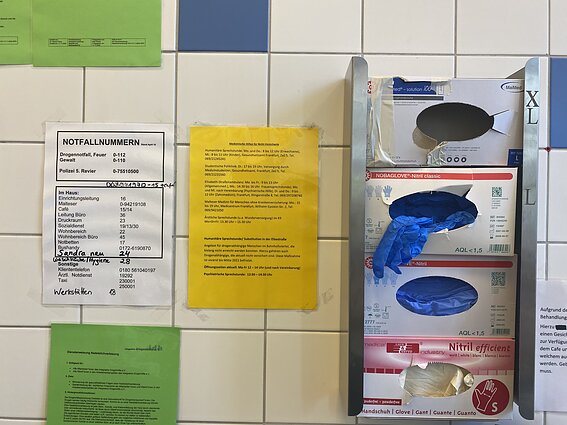 Pagalbą narkotikų vartotojams teikiantis centras Frankfurte „Eastside“