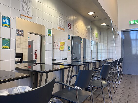Pagalbą narkotikų vartotojams teikiantis centras Frankfurte „Eastside“