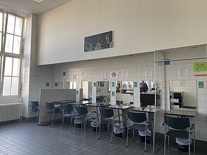 Pagalbą narkotikų vartotojams teikiantis centras Frankfurte „Eastside“