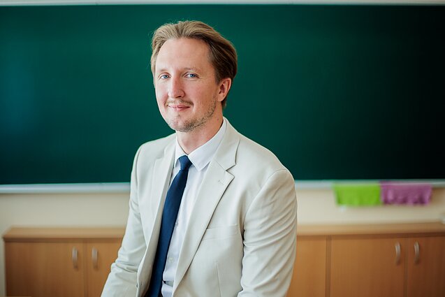Linas Janulionis yra vienas jauniausių mokyklos vadovų