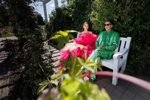 Sauliaus Prūsaičio ir Iglės klipo filmavimo akimirka