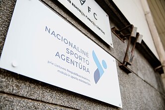 Nacionalinės sporto agentūros logotipas