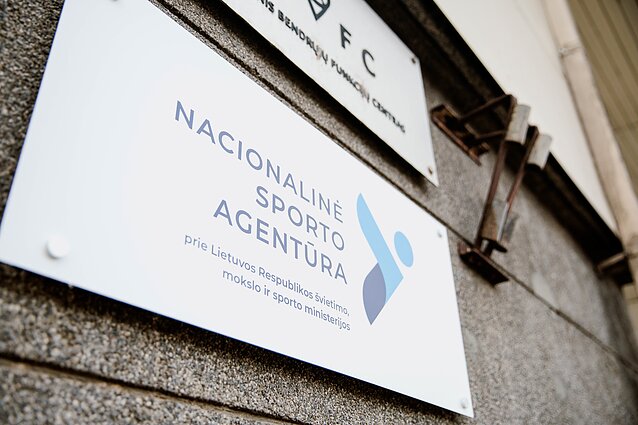 Nacionalinės sporto agentūros logotipas