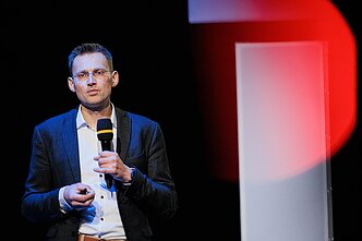 Saulius Damulevičius LRT darbuotojams surengtoje konferencijoje 