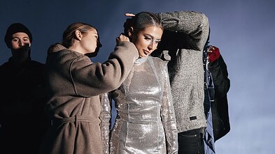 Jessicos Shy klipo filmavimo akimirka