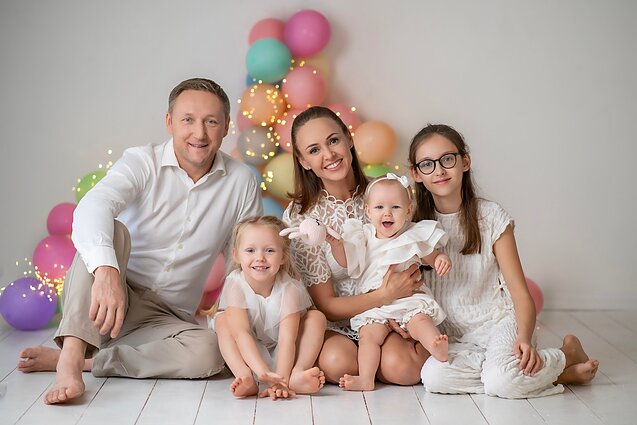 Atlikėjos Rimos iš grupės „Man-go“ šeima