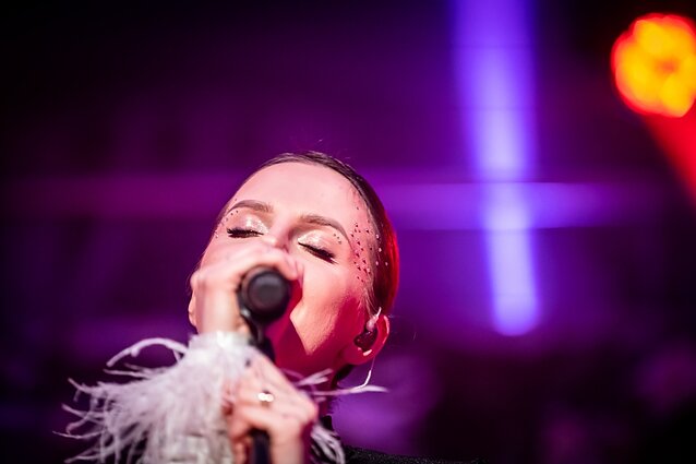 Ievos Narkutės koncerto akimirka