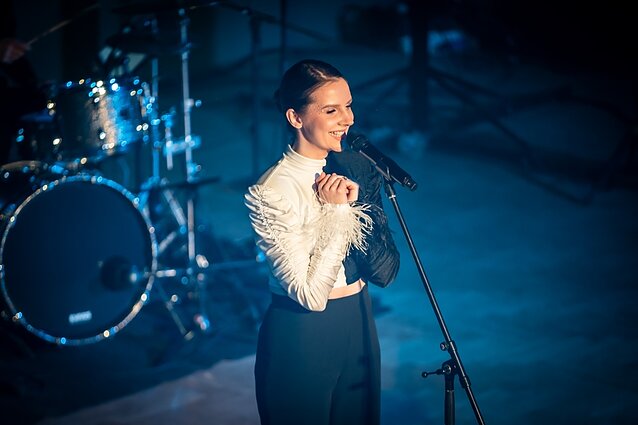 Ievos Narkutės koncerto akimirka