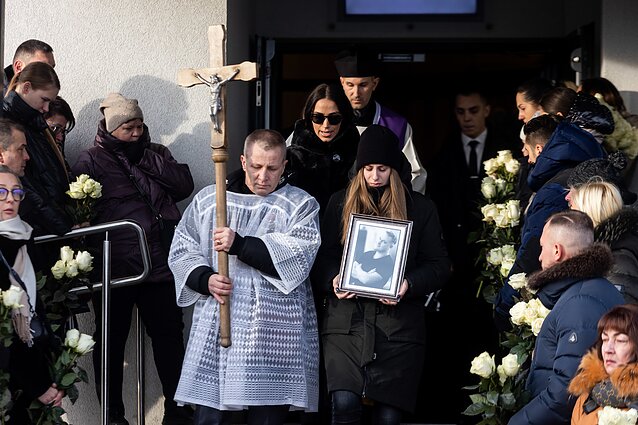 Donatas Čižauskas palydimas į paskutinę kelionę