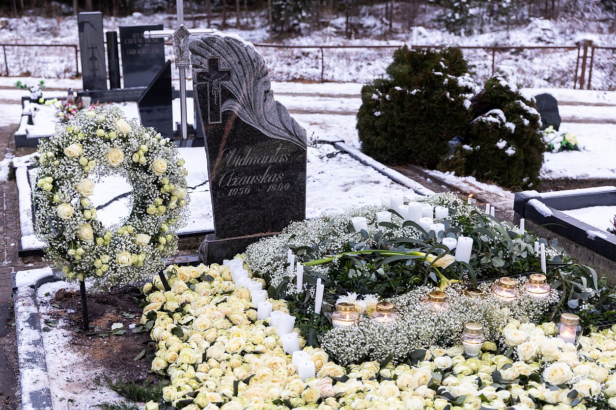 Donatas Čižauskas palydimas į paskutinę kelionę