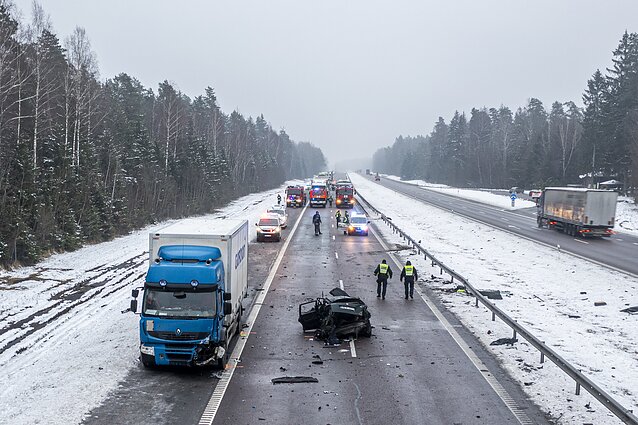 Avarija kelyje Vilnius–Panevėžys