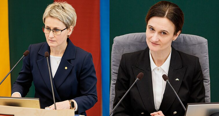 Čmilytė-Nielsen ir Grunskienė Seime detaliai papasakojo apie lemtingąjį penktadienį