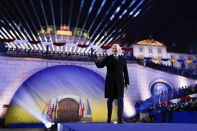 Joe Bidenas Varšuvoje