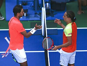 Rafaelis Nadalis ir Aleksandras Dolgopolovas (2017 m.)