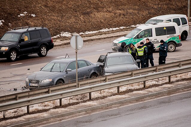 Avarija Vakariniame aplinkkelyje