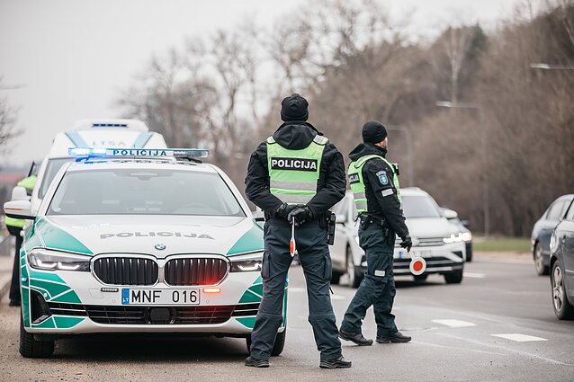Kelių policijos ir LTSA reidas