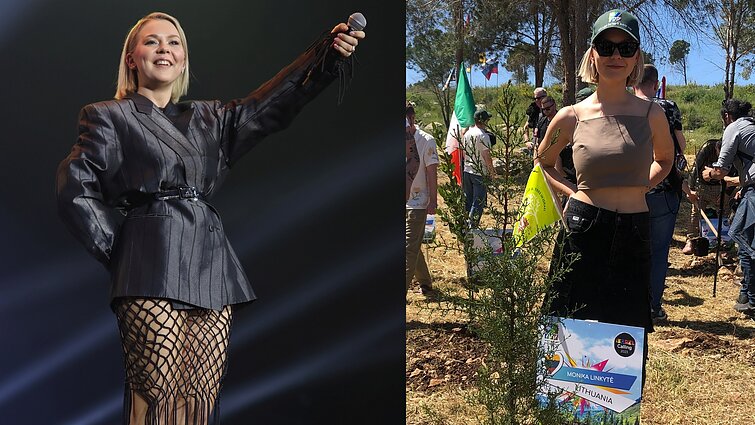 Monika Linkytė Izraelyje