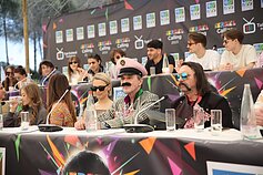 „Eurovizijos“ dalyvių spaudos konferencija 