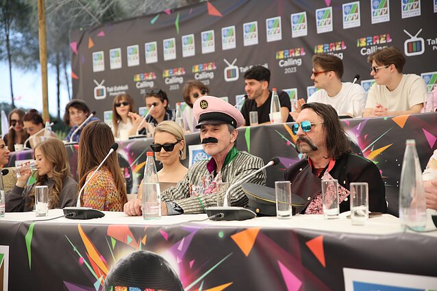 „Eurovizijos“ dalyvių spaudos konferencija 