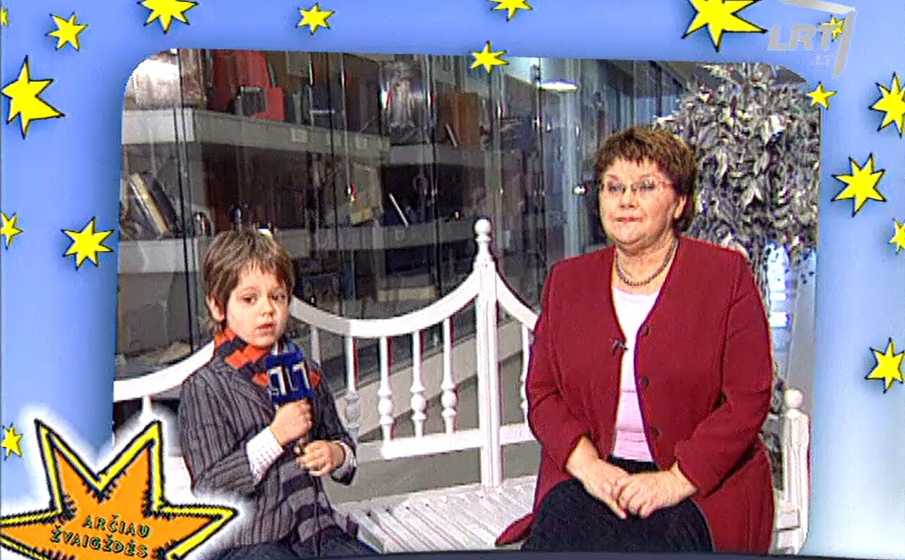 Zita Kelmickaitė laidoje „Tele bim bam“ 