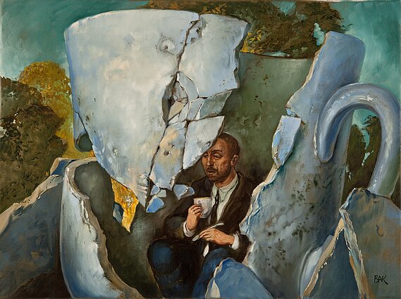 Samuelis Bakas. „Beveik gimtasis uostas“, 2013 m. Samuelis Bakas. „Beveik gimtasis uostas“, 2013 m.