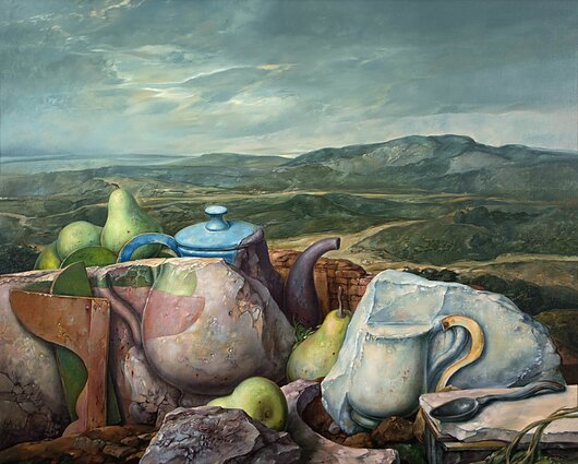 Samuelis Bakas. „Sugrįžimas į pirminį būvį“, 1984 m. Samuelis Bakas. „Sugrįžimas į pirminį būvį“, 1984 m.