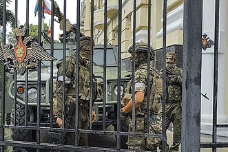 „Wagner“ pajėgos Rostove prie Dono