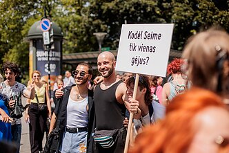 Gedimino prospekte – eitynės „Vilnius Pride“ 2023