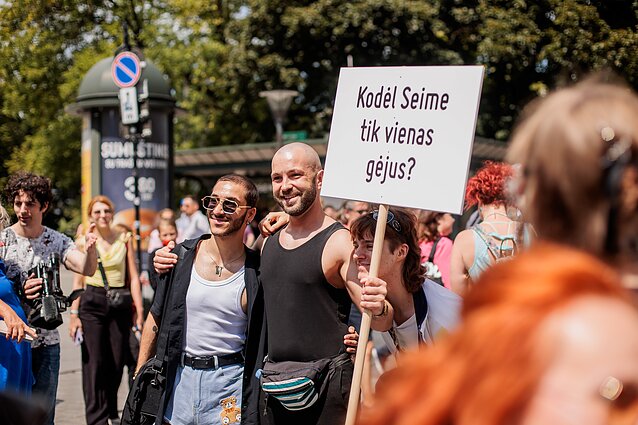 Gedimino prospekte – eitynės „Vilnius Pride“ 2023