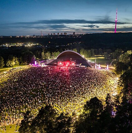 Festivalio „Jaunas kaip Vilnius“ akimirka