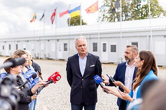 Gitanas Nausėda viešėjo Šilalėje