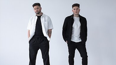 Dueto „Popkultūra“ nariai Valdas Kabutavičius ir Emilis Lingė