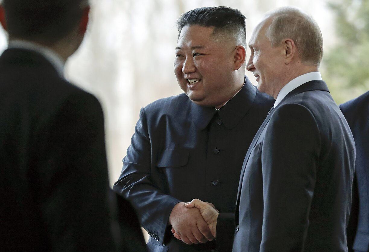 Kim Jong Unas, Vladimiras Putinas