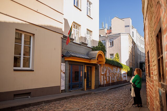 Buvusi Vilniaus geto teritorija, geto teatras Buvusi Vilniaus geto teritorija, geto teatras