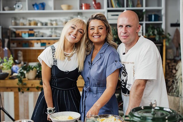 Indrė Stonkuvienė, Beata Nicholson ir Vidas Bareikis Indrė Stonkuvienė, Beata Nicholson ir Vidas Bareikis