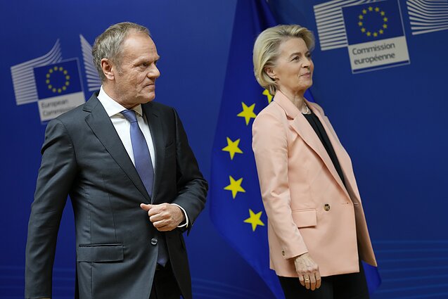 Donaldas Tuskas ir Ursula von der Leyen