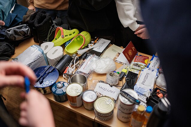 Informacinė civilinės saugos kampanija „Esame komanda – turime planą“; pasirengimas ekstremaliosioms situacijoms; išvykimo krepšys