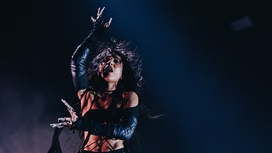 Loreen koncerto akimirka